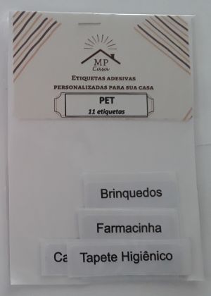 Etiquetas Adesivas Para Organização Pet