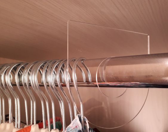 Separador De Cabides Em Acrílico