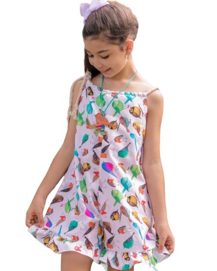 Macaquinho passáros branco