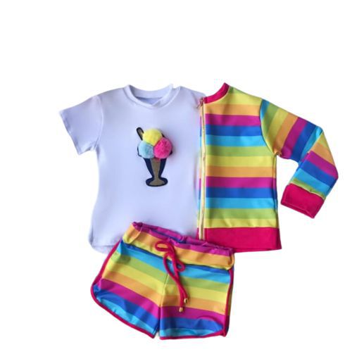 Trijunto colors Sorvete com Shorts