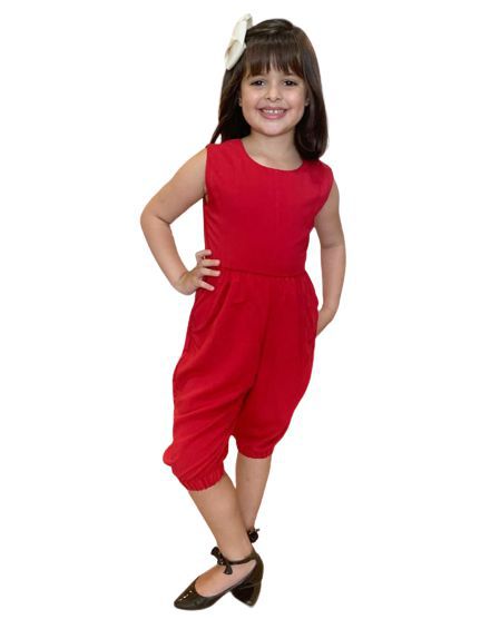 Macaquinho curto vermelho