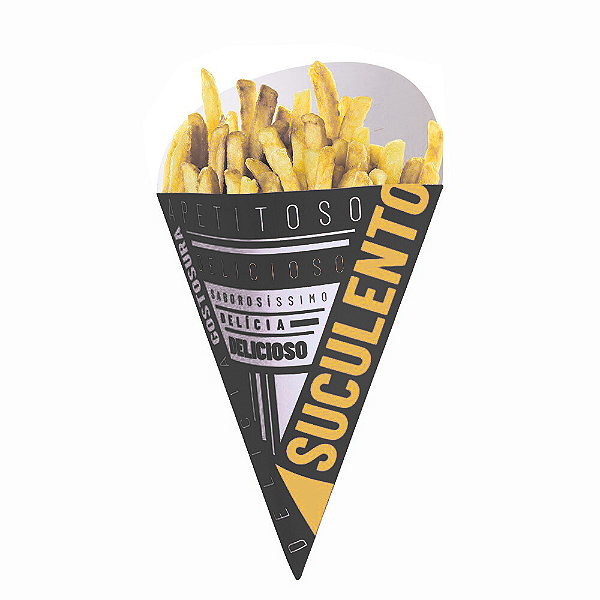 Embalagem Cone Para Fritas
