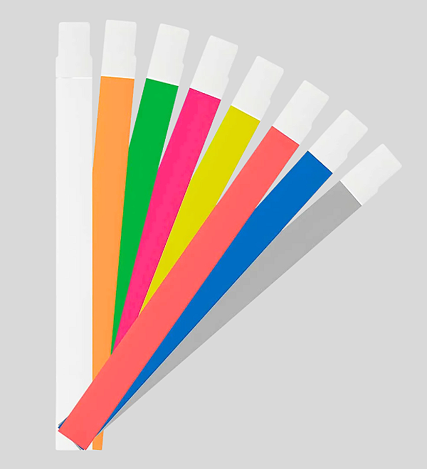 Pulseira de Identificação Lisa Uma Cor