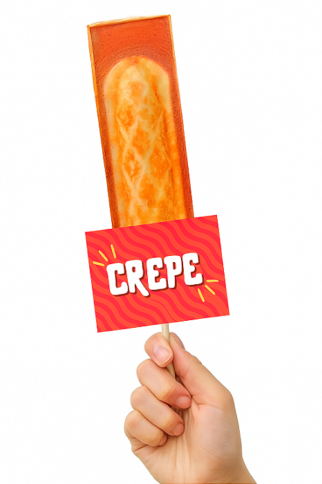Embalagem Crepe Suíço No Palito Suporte Papel