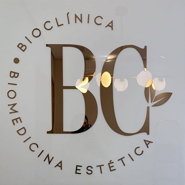 Letreiro em Acrílico Espelhado 50x50