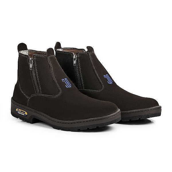 Botina Agro Masculina Café J Neves Boots