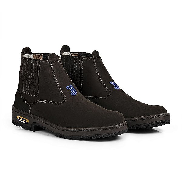 Bota Botina Agro Masculina Café J Neves Boots
