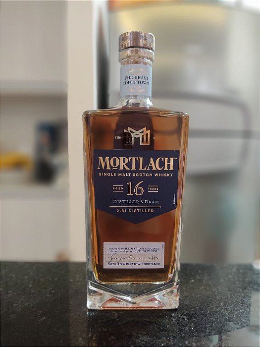 WHISKY MORTLACH 16 ANOS DOSE DE 50 ML Malt Whisky Araujo, seu whisky