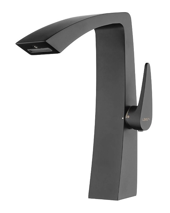 MISTURADOR MONOCOMANDO ALTO - BLACK MATTE