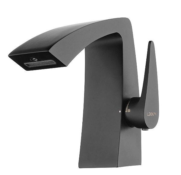 MISTURADOR MONOCOMANDO BAIXO LX7706B - BLACK MATTE