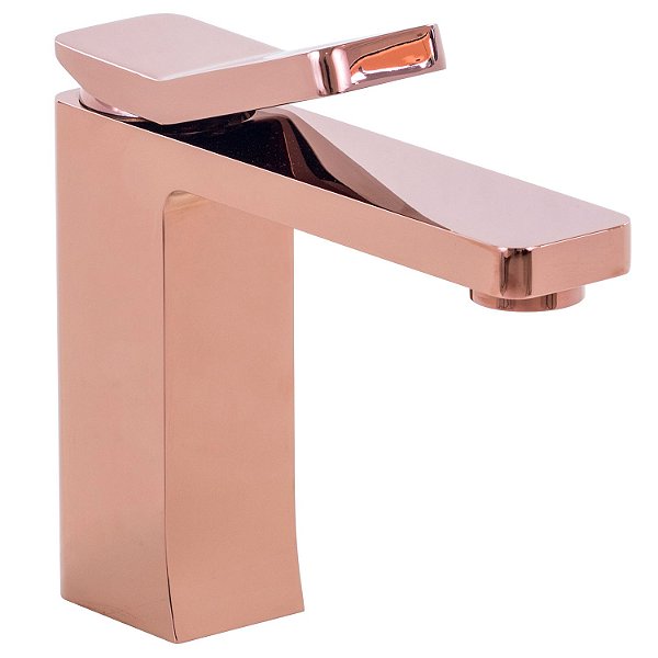 MISTURADOR MONOCOMANDO BICA BAIXA ROSE GOLD MISTLUX