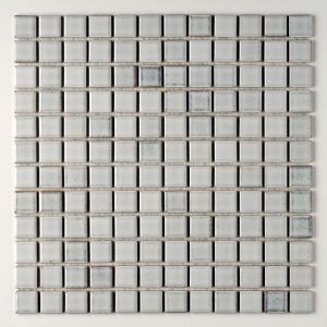 PASTILHA DE PORCELANA ATLAS 2,5X2,5CM MARESIAS CINZA