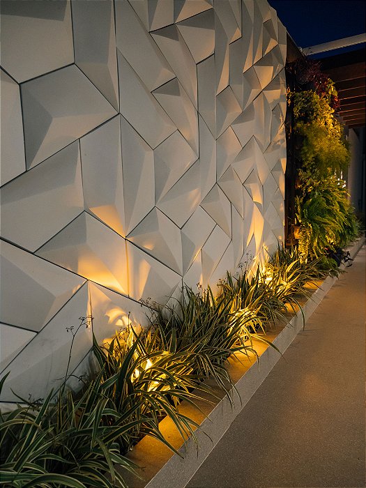 REVESTIMENTO DE PAREDE TRAPÉZIO CINZA OU BRANCO 26X60CM