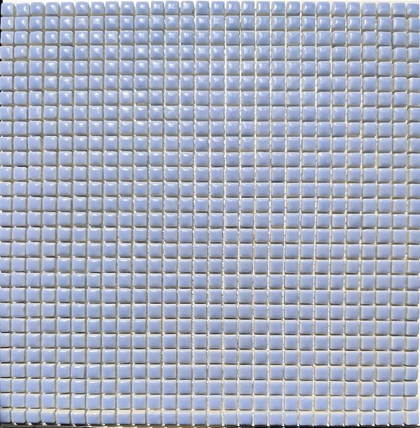 PASTILHA DE PORCELANA MINI 1X1 CM AZUL CLARO