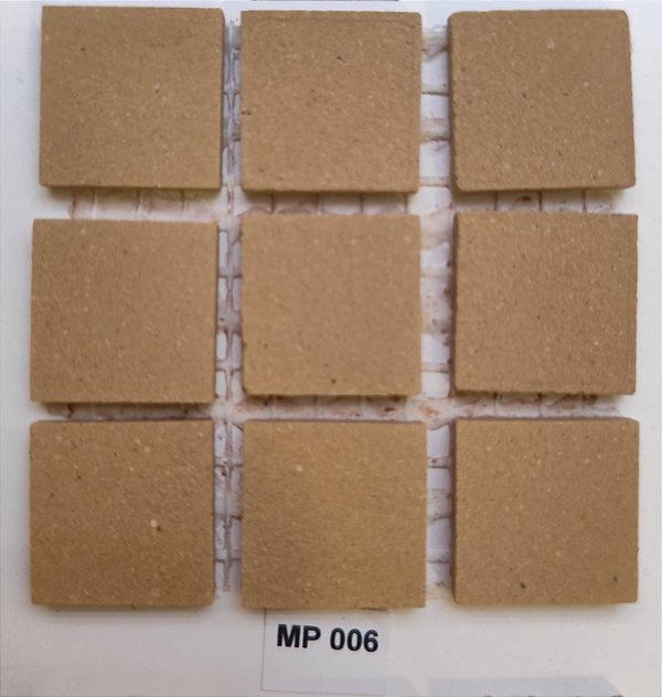 PASTILHA DE PORCELANA 2X2 MASSA ÚNICA RUSTICA ANTIGA PARA FACHADA MP006