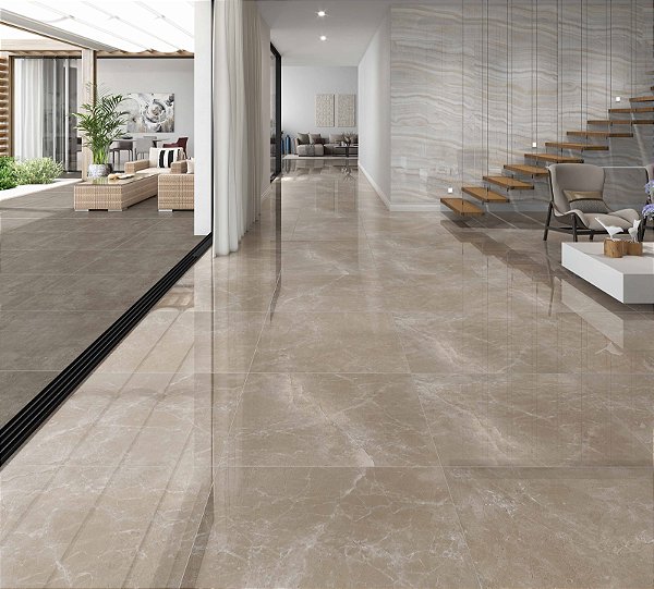 PORCELANATO DAMME SOHO TAUPE ACETINADO AR83060 83X83CM