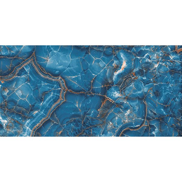 REVESTIMENTO FLEXÍVEL BRILHO QUARTZO AZUL PLACA DE 100X200CM (2M²)