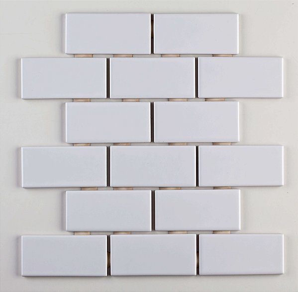 PASTILHA DE CERÂMICA ATLAS 5X10 OB5233 GLACIAL BRANCO BRILHANTE