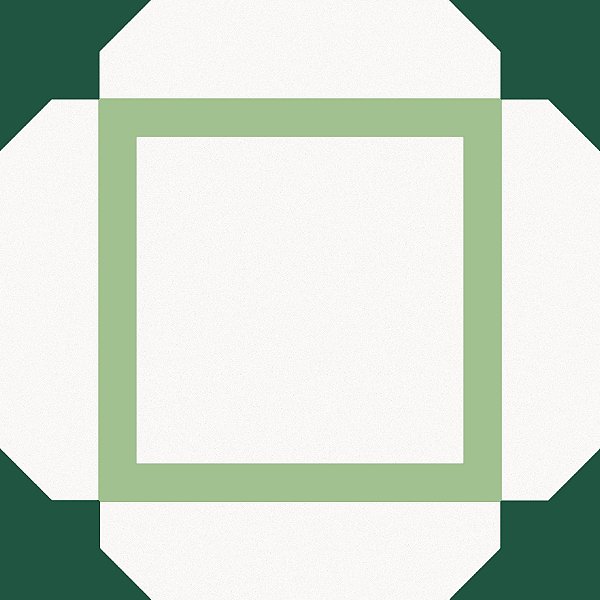 AZULEJO ATLAS AGADIR 20X20 DECORADO VERDE DESIGN E SOFISTICAÇÃO