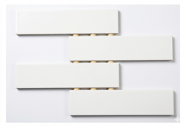 PASTILHA DE CERÂMICA OM5029 ATLAS 5X23 JA MARFIM BRANCO ACETINADO