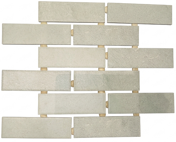 PASTILHA DE CERÂMICA OMD16419 ATLAS 5X15 JA CINZA ACETINADO