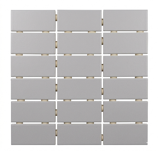 PASTILHA DE CERÂMICA ATLAS 5X10 OM13418 JR CINZA CLARO ACETINADO