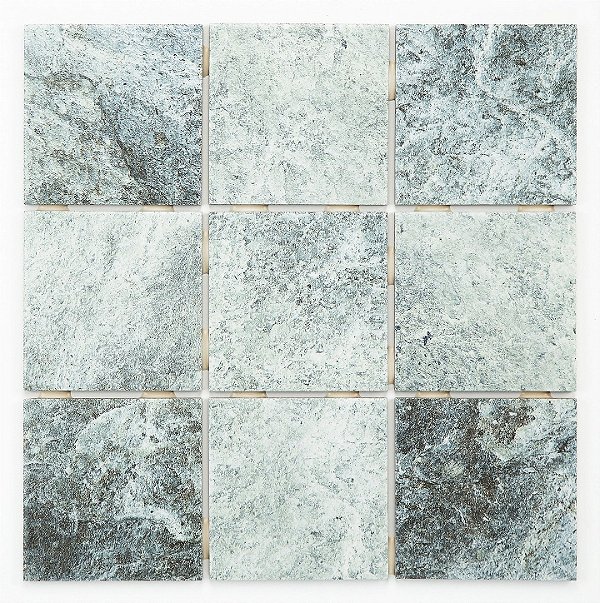 PASTILHA DE CERÂMICA ATLAS 10X10 FIJI OMD14952 CINZA ESVERDEADO
