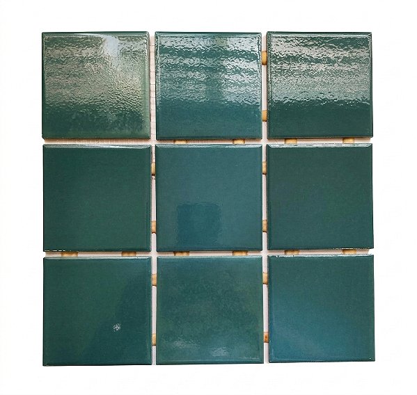 PASTILHA CERÂMICA ATLAS 10X10 VERDE OBD15637 VERDE BRILHANTE