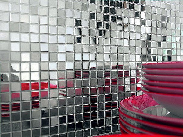 PASTILHA DE INOX METAL POLIDA 1,5X1,5CM LANÇAMENTO.