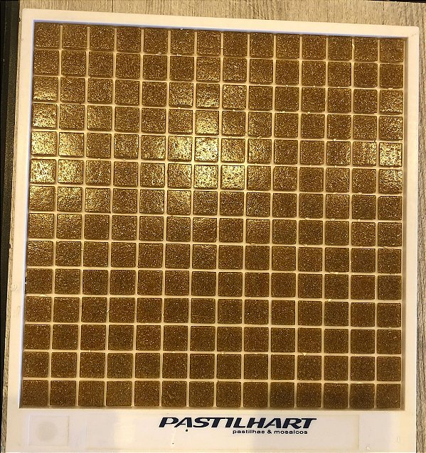 PASTILHA DE VIDRO ORIENTAL MARROM K20 2X2