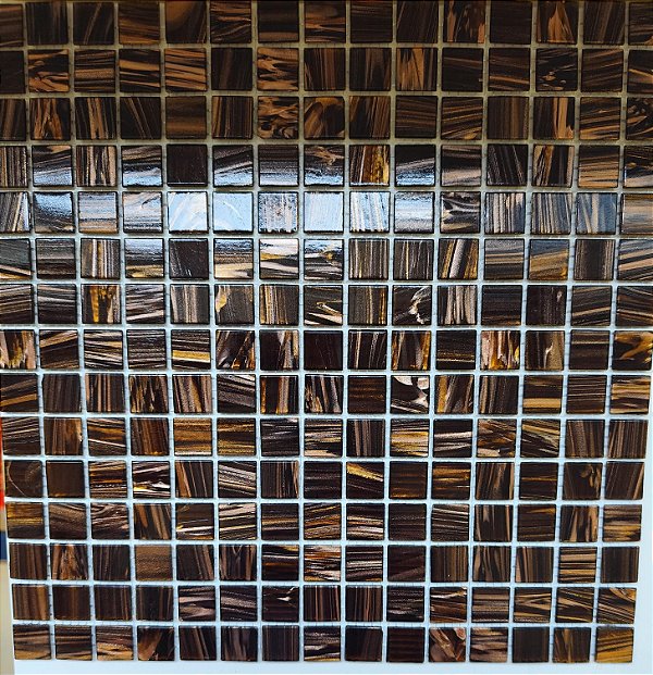 PASTILHA DE VIDRO AURUM DUBAI OURO SE305 2X2