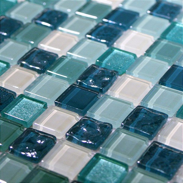 PASTILHA DE VIDRO EFEITO PEROLIZADO GLOSS VERDE MIAMI 1,5x1,5