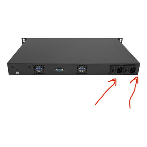 FIREWALL RACK 1U FONTE REDUNDANTE FW-R400 N5105 AES-NI 16GB RAM 256GB MSATA 6 LAN GIGABIT INTEL