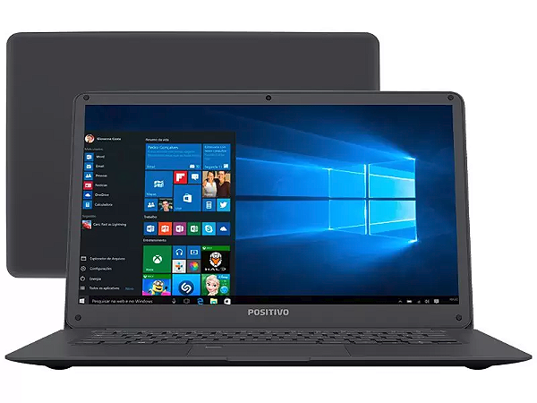 Notebook Positivo Motion Plus Q 432A - Intel Atom 4GB 32GB 14” LED Windows 10