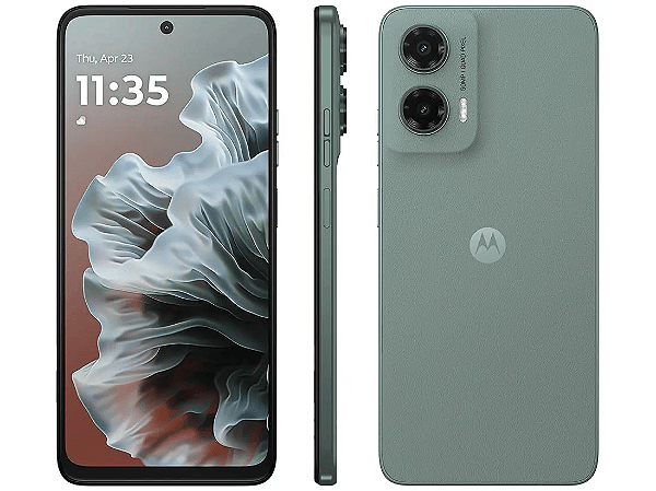 Smartphone Motorola Moto G35 256GB Cinza 5G 4GB RAM+8GB Ram Boost 5G 6,7" Câm. Dupla + Selfie 16MP