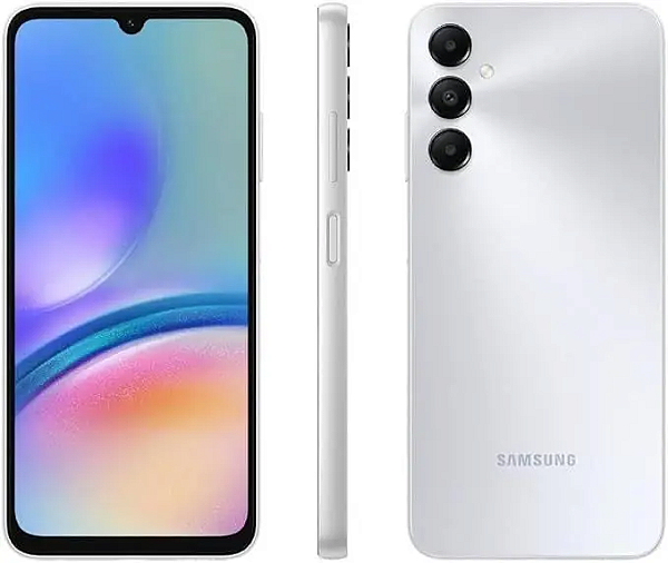 Smartphone Samsung Galaxy A05S 4G 128GB 6GB de RAM Tela Infinita 6.7" Câmera Tripla Traseira de 50MP + 2MP + 2MP- Prata
