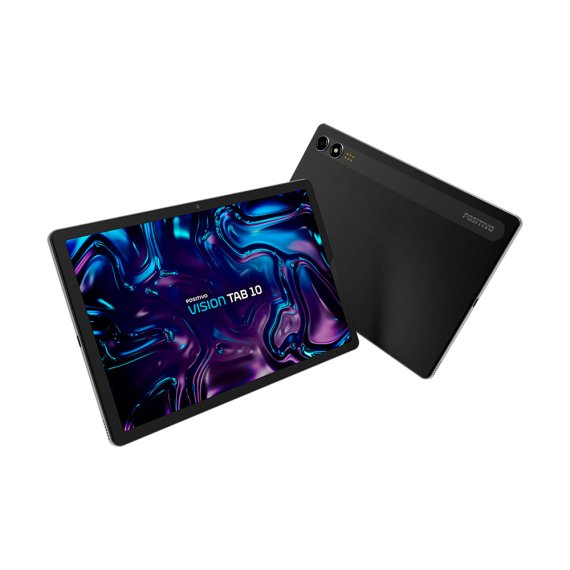 Tablet Positivo Vision Tab 10 4GB RAM 128GB Câmera 13MP e 5MP 10,1" HD IPS Android 13 - Preto