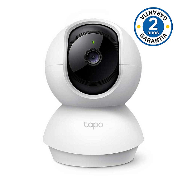 Câmera de Segurança TP-LINK Tapo TC70 360 Residencial Wi-Fi, Pan / Tilt, Full HD 1080p, Visão Noturna Branco