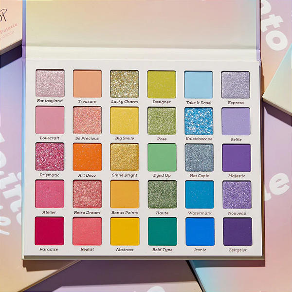 Paleta de Sombras Colourpop Fade Into Hue Rainbow Powder Palette