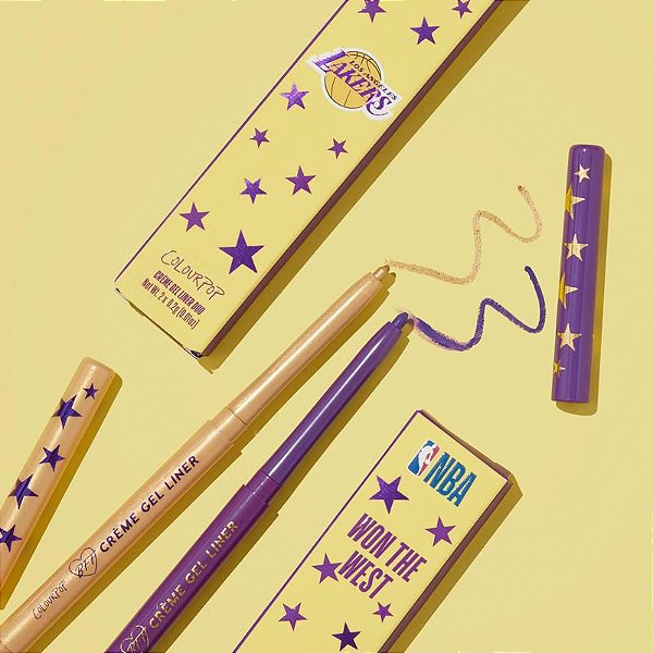 Kit Delineador em Gel Colourpop NBA Won The West Crème Gel Liner Kit