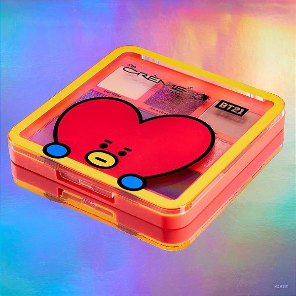 Paleta de Sombras The Crème Shop | BT21: Galactic Eyeshadow Palette | Tata