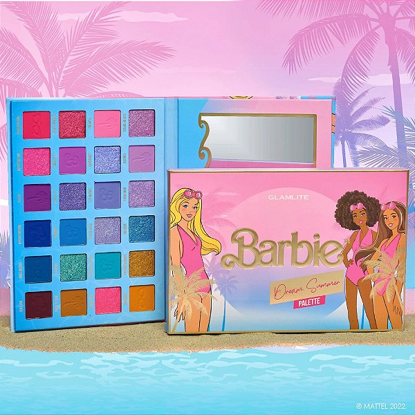Paleta de Sombras Glamlite Barbie X Glamlite Palette