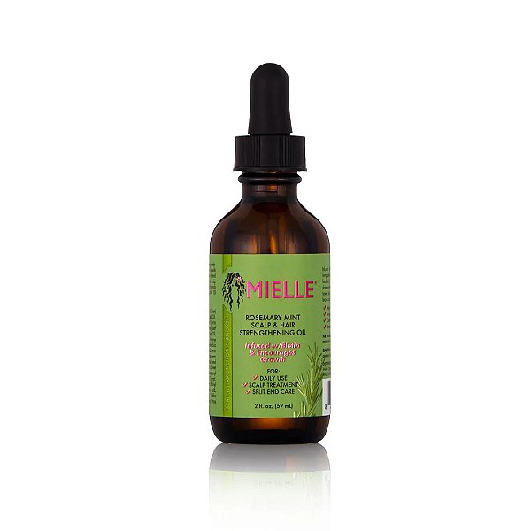 Óleo Capilar Mielle Rosemary Mint Scalp & Hair Strengthening Oil 59ml