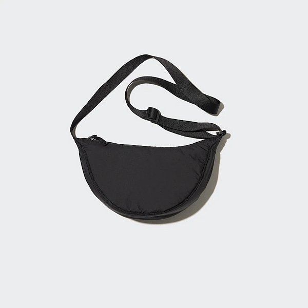 Mini Bolsa de Ombro Uniqlo Round Mini Shoulder Bag | Cor: 09 Black