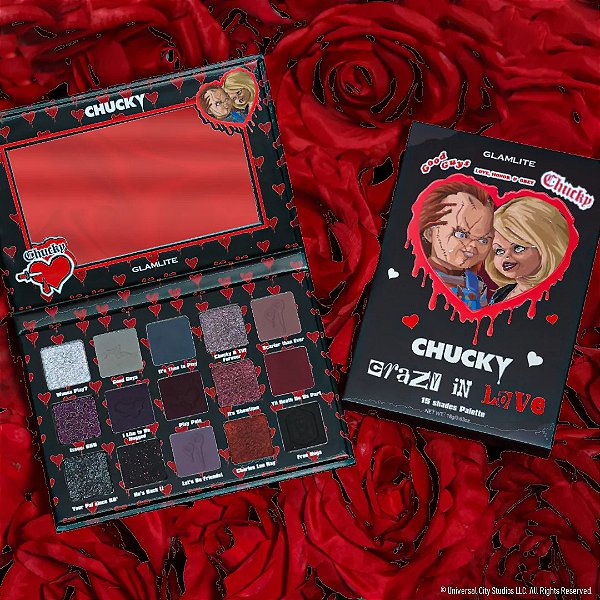 Paleta de Sombras Glamlite Chucky X Glamlite "Crazy In Love" Palette