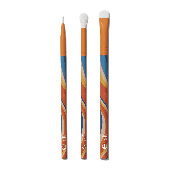 Kit de Pincéis E.l.f Good Vibes Only Eyeshadow Brush Set