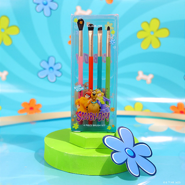 Kit de Pincéis Glamlite Scooby-Doo Eye Brush Set
