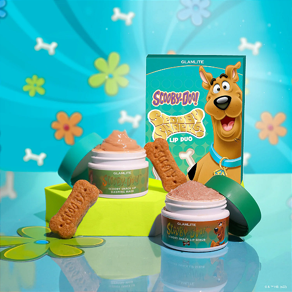 Kit Esfoliante e Máscara Labial Glamlite SCOOBY-DOO™ "SCOOBY SNACKS" LIP DUO