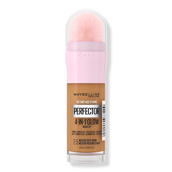 Corretivo Multifuncional Maybelline Instant Age Rewind Instant Perfector 4-In-1 Glow Makeup | Cor: 2.5 Medium-Deep Warm