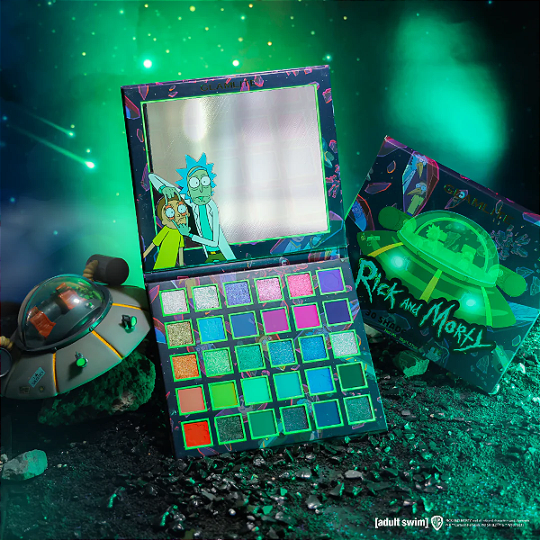 Paleta de Sombras Glamlite Rick And Morty 30 Shade Palette